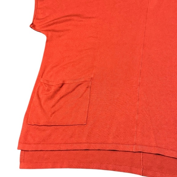 Coldwater Creek Knit Top Front Pockets Womens Size 1X NWT Stretchy Short Sleeve - Picture 5 of 5